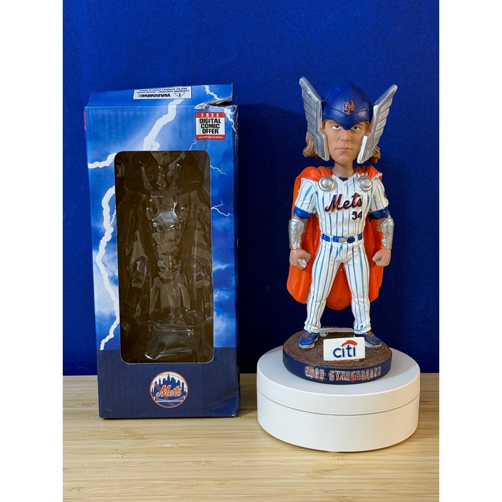 Noah Syndergaard New York Mets Thor Bobblehead Marvel SGA Citi Perks MLB 34